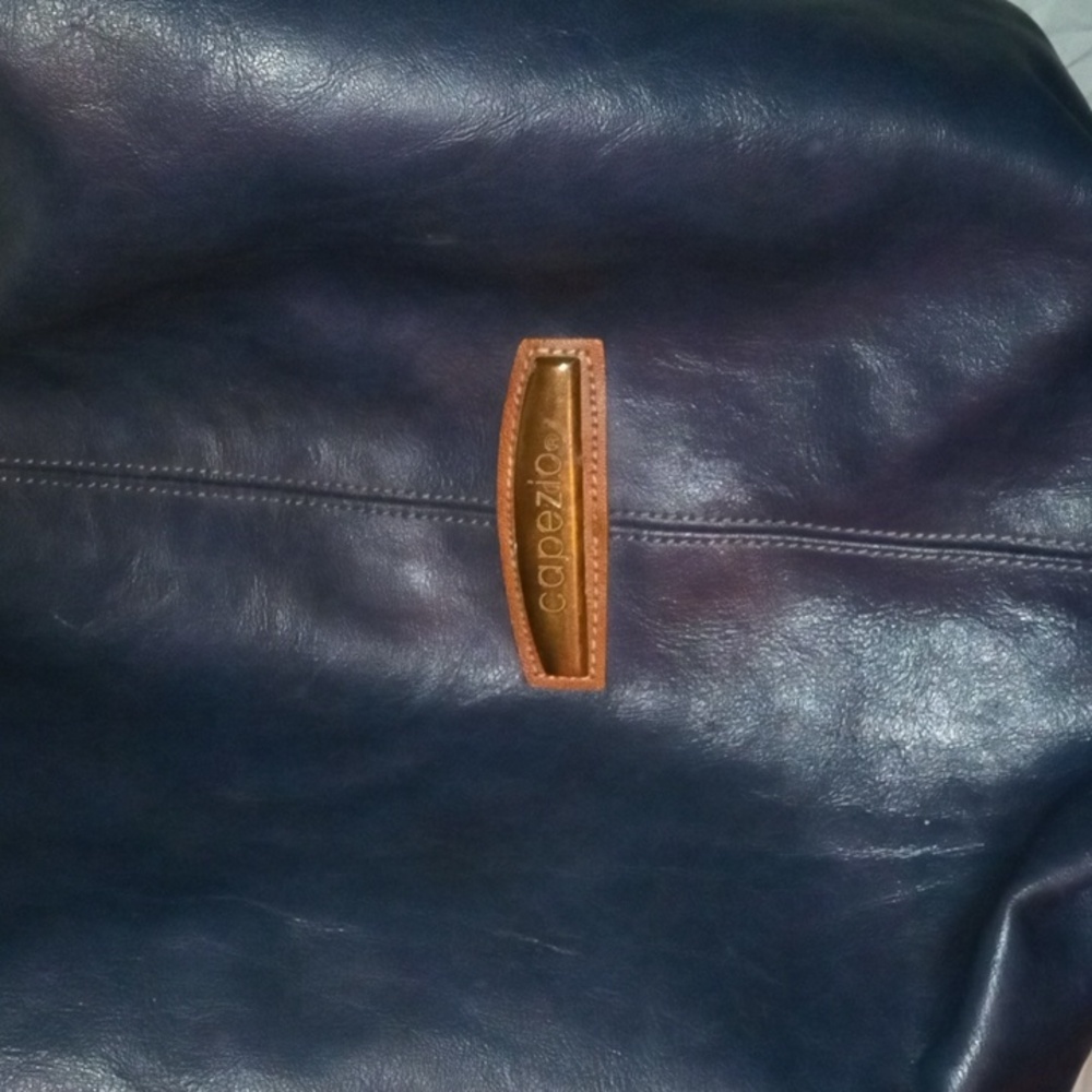 Capezio navy blue purse
